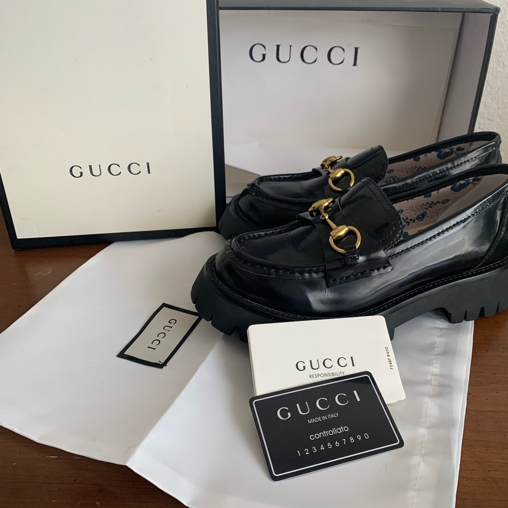 Women's leather lug sole loafer - Picture 1 of 14